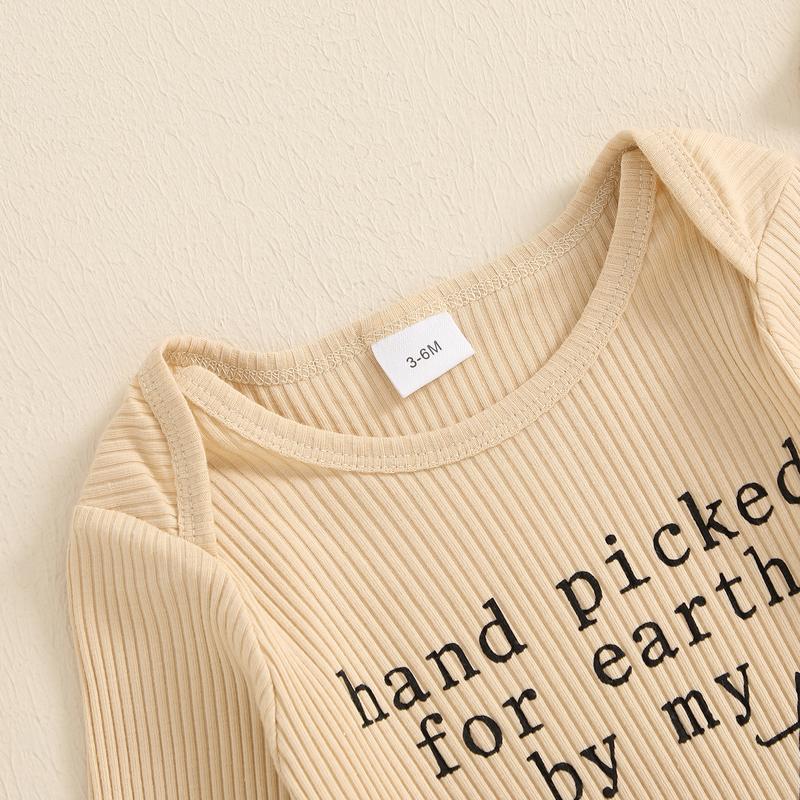 Hand Picked for Earth By My Great Grandma Grandpa In Heaven Unisex Romper Jumpsuit Newborn + Baby Boy, Girl